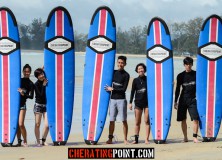 Mixed Singaporean and Malaysian Group Surf lesson 15-16th December 2012