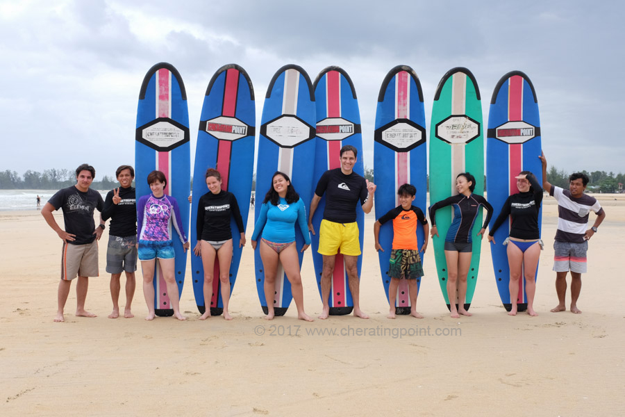 Surf lesson session, Mid-January through Chinese New year 2017 at CheratingPoint Surf School