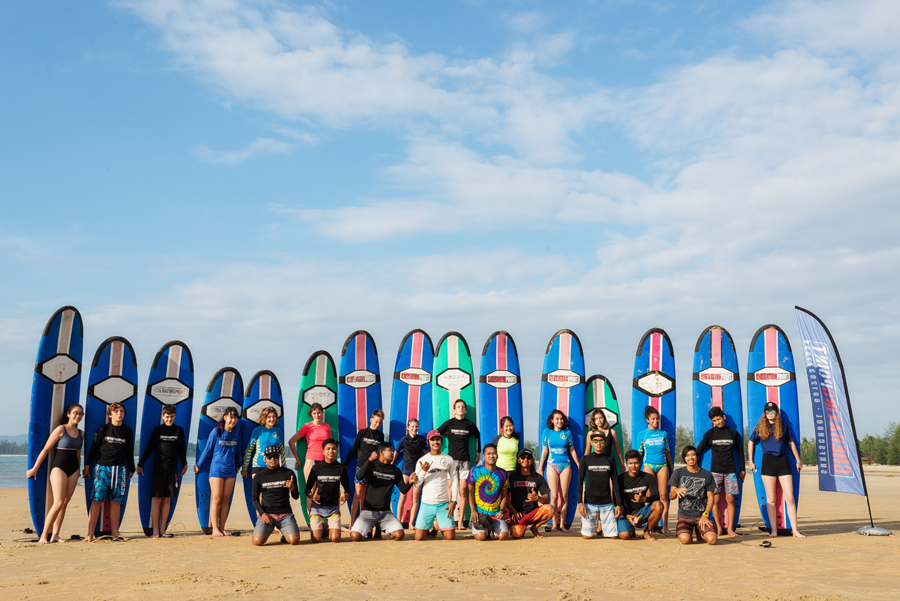 18-19th January 2018 French School Kuala Lumpur 56 students surfing lesson session